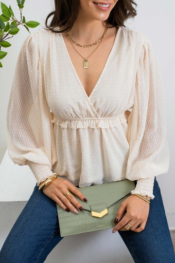 Cheyenne Top- Ivory