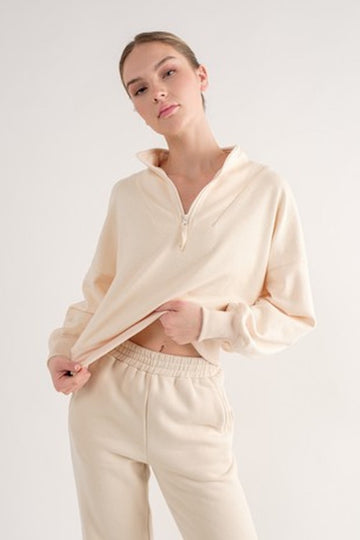 Izzie Sweatshirt- Cream