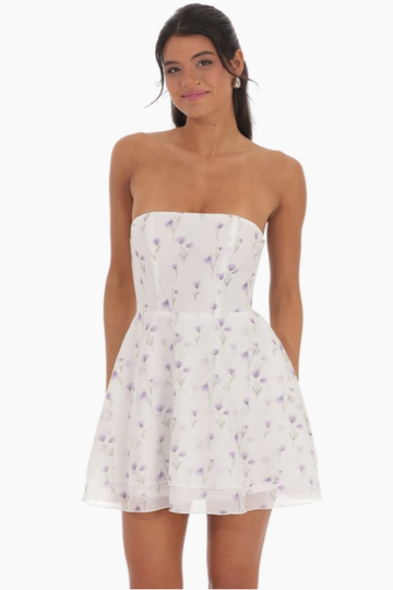 These Days Floral Dress- White