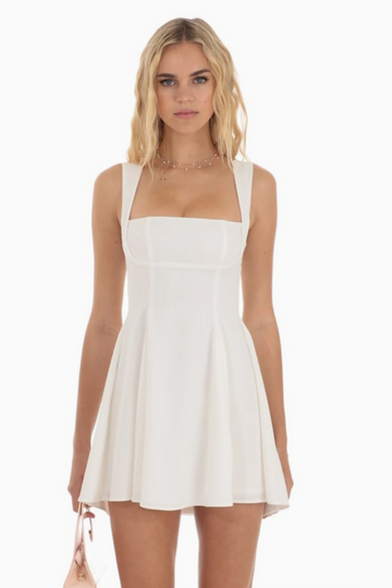 Manchild Dress- Ivory