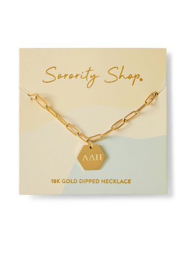 Sorority Paperclip Necklace - ADPI