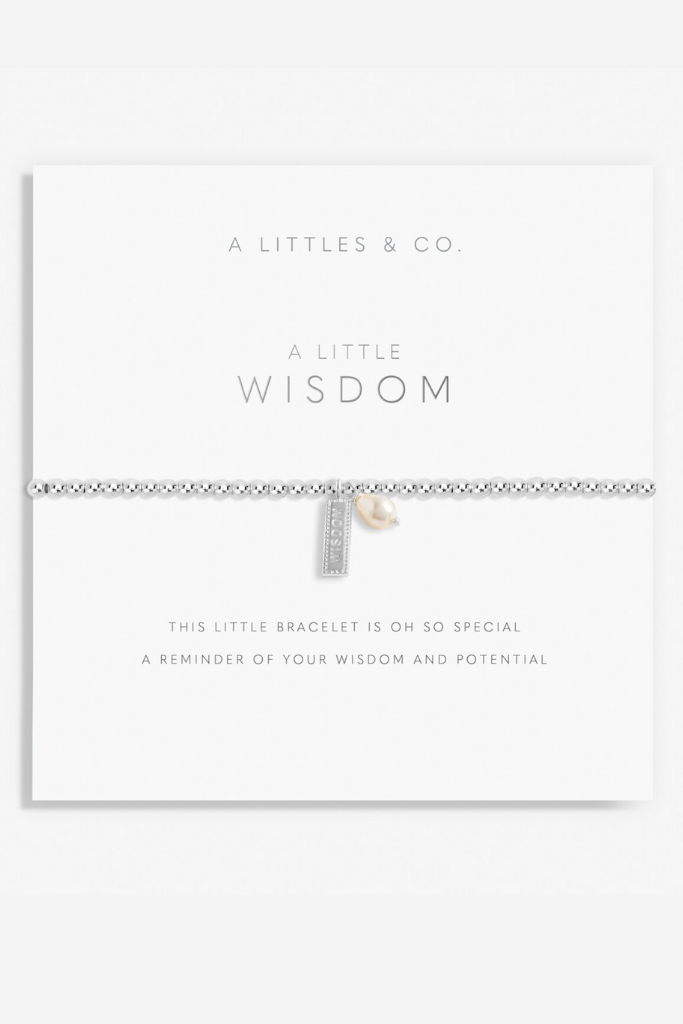 A Little 'Wisdom' Bracelet- SIlver