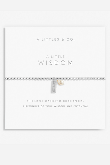 A Little 'Wisdom' Bracelet- SIlver