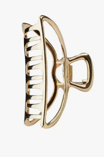 Kitsch Open Shape Claw Clip - Gold