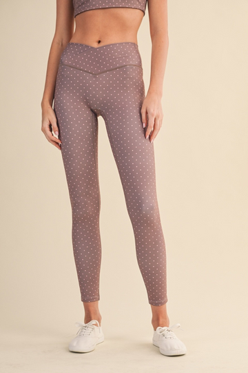 Sweet Hustle Leggings - Polka Dot Coco