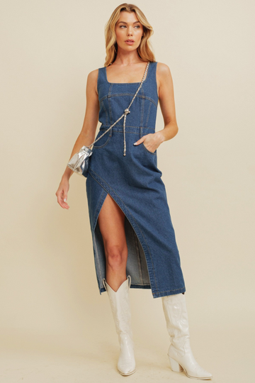 Merlinda Midi Dress - Denim