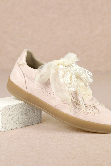 Eleanor Lace Sneaker - Pink