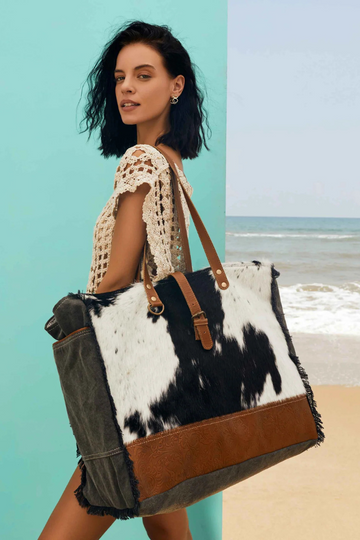 Myra Matty Affair Canvas Hairon Bag