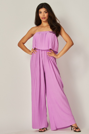 Seal The Deal Jumpsuit - Lilac