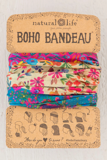 Full Boho Bandeau - Floral Border