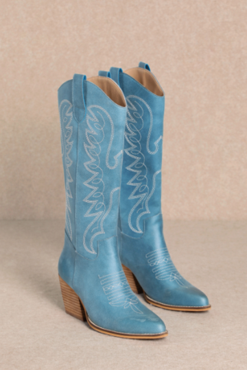 Indy Cowgirl Boot- Blue
