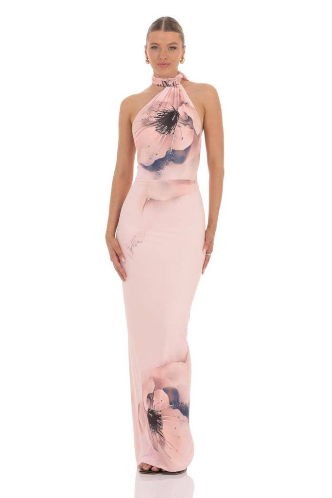 Lucy In The Sky Chrissy Maxi Dress - Pink