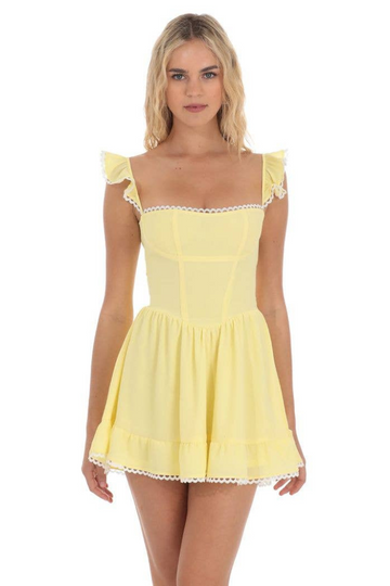 Lucy In The Sky Sweet Life Dress - Yellow