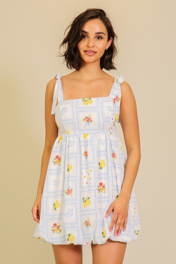 Still Sweet Dress - White/Multi