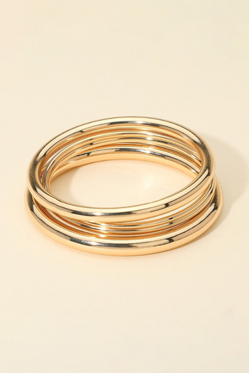 Us Forever Bangle Set - Gold