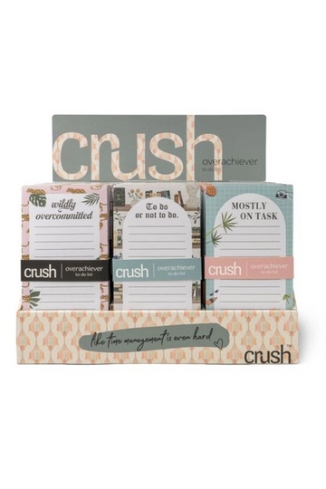 Crush Overachiever To-Do List -