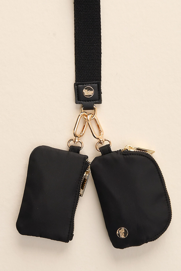 Dynamic Duo Wristlet - Black