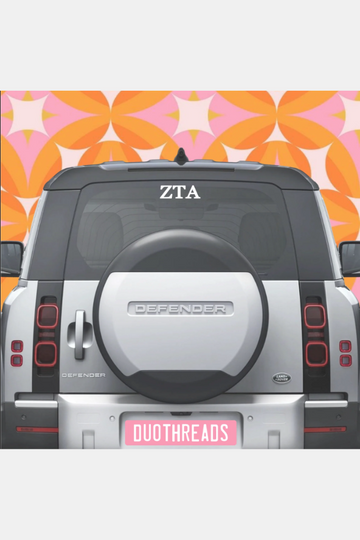 Sorority Car Decal