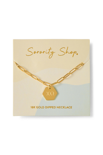 Sorority Paperclip Necklace - Chi O