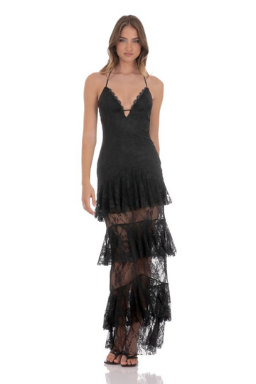 Whole Love Maxi Dress -Black