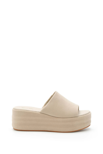Harbor Platform Sandal - Beige