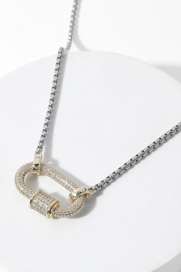 Britt Pendant Necklace - Silver