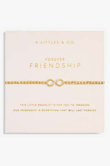 Forever Yours 'Forever Friendship' Bracelet- Gold
