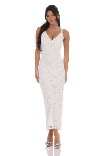 Lucy In The Sky Ramona Maxi Dress - White