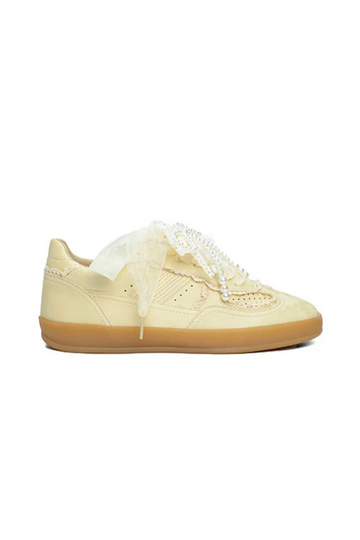 Eleanor Lace Sneaker - Yellow