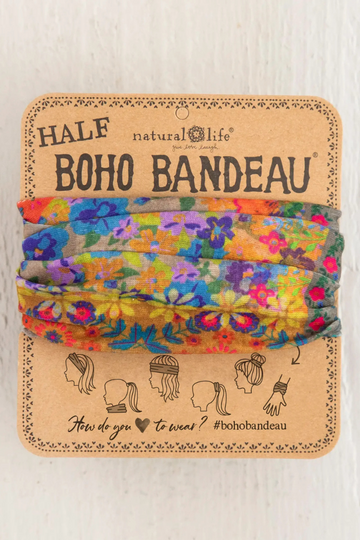 Half Boho Bandeau - Folk Flower Patchwork
