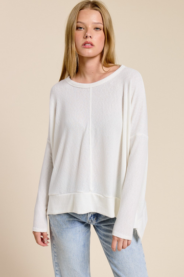 Take Care Knit Pullover - Ivory