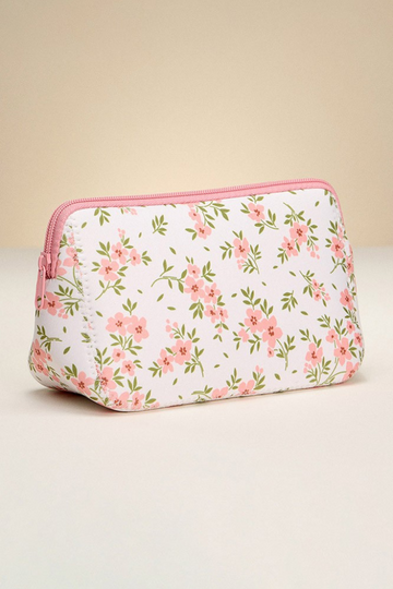 Seraphina Floral Pouch - Pink