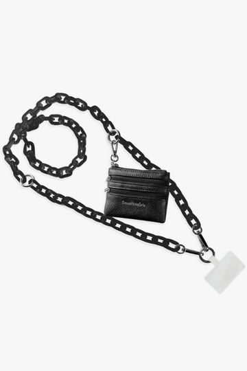 Clip &amp; Go Ice Chain with Pouch- Black