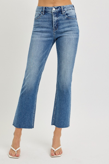 Keep My Cool Straight Leg Jeans - Medium Wash