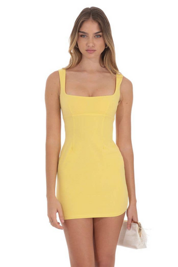 Lucy In The Sky One Wish Dress - Yellow