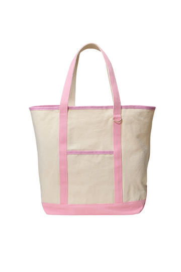 Cotton Canvas Tote - Pink