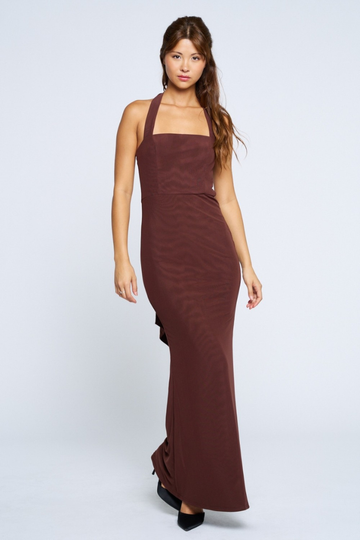 Monroe Maxi Dress - Brown