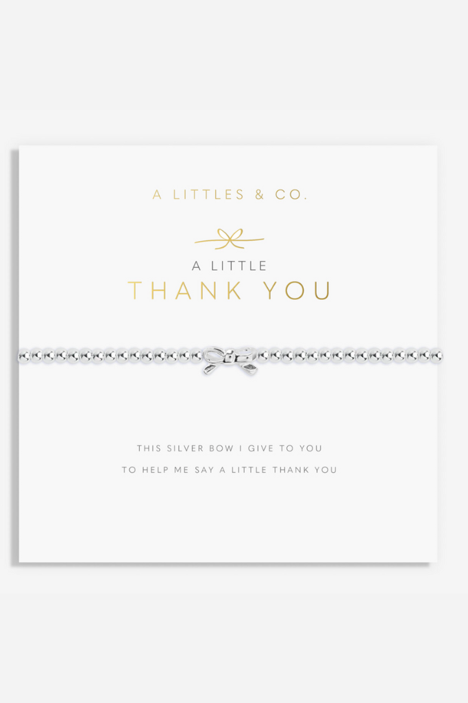 A Little 'Thank You' Bracelet- Silver