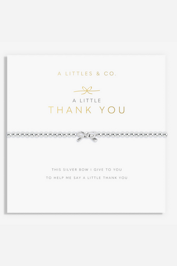 A Little 'Thank You' Bracelet- Silver