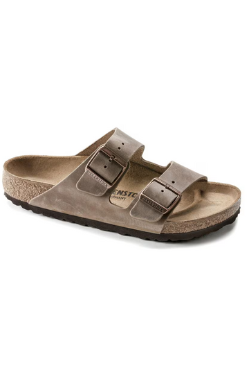 Birkenstock Men's Arizona Oiled Leather Sandal - Tobacco