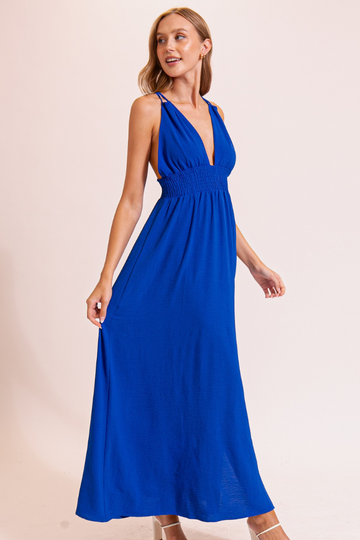 Fast Love Maxi Dress - Royal Blue