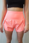 Don't Doubt Shorts - Neon Coral