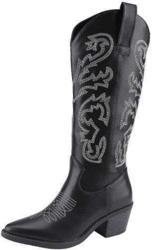 Good To Know Cowgirl Boot - Black