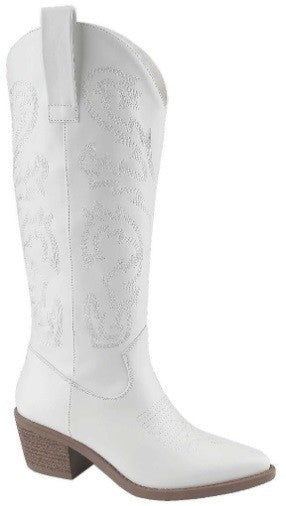 Good To Know Cowgirl Boot - White