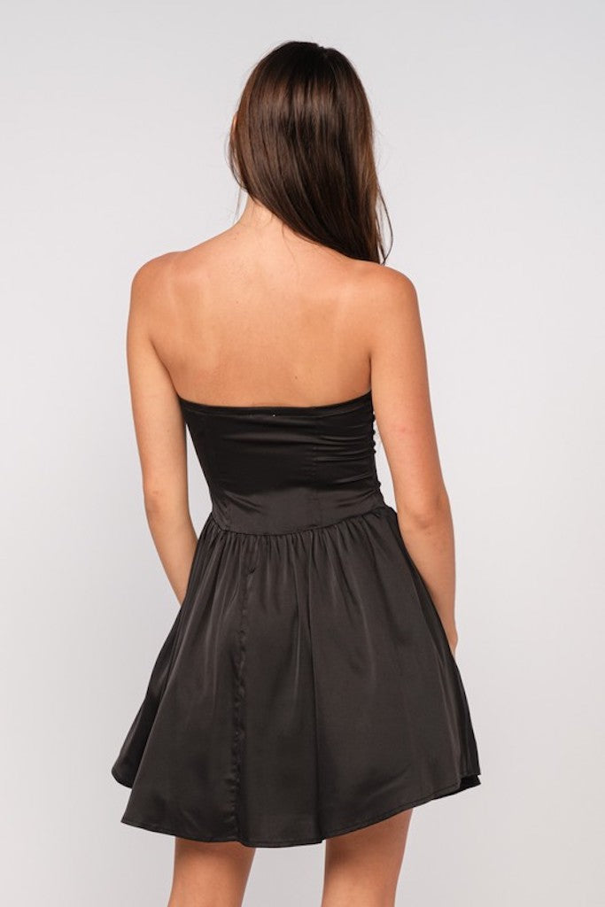 Gifted Girl Mini Dress- Black