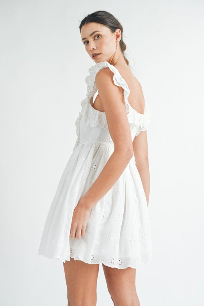Analisa Mini Dress- Off White