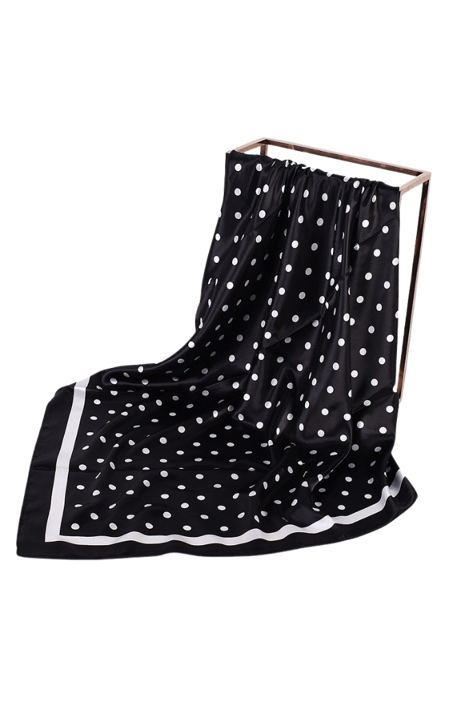 Spotted You Scarf - Black