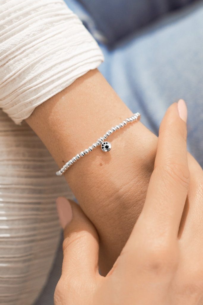 A Little 'Paw Print' Bracelet- Silver