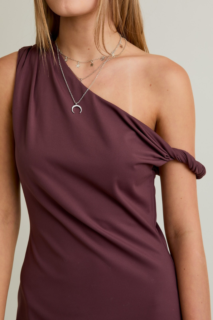 Cute On Cue Midi Dress - Chocolate