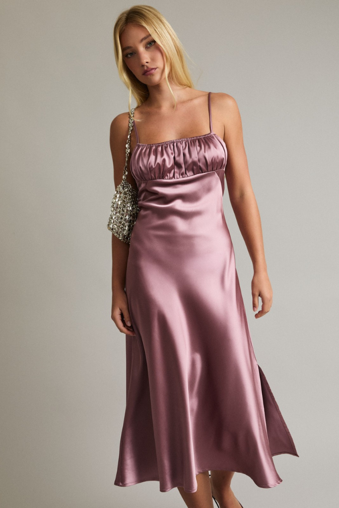 Love Finds You Midi Dress - Mauve
